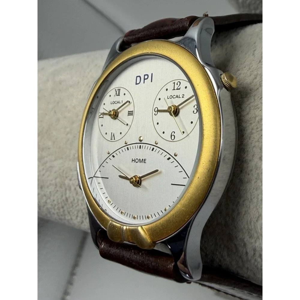 DPI Daihan‎ Paint And Ink Tri-Time New Batteries Watch 35MM 7.5